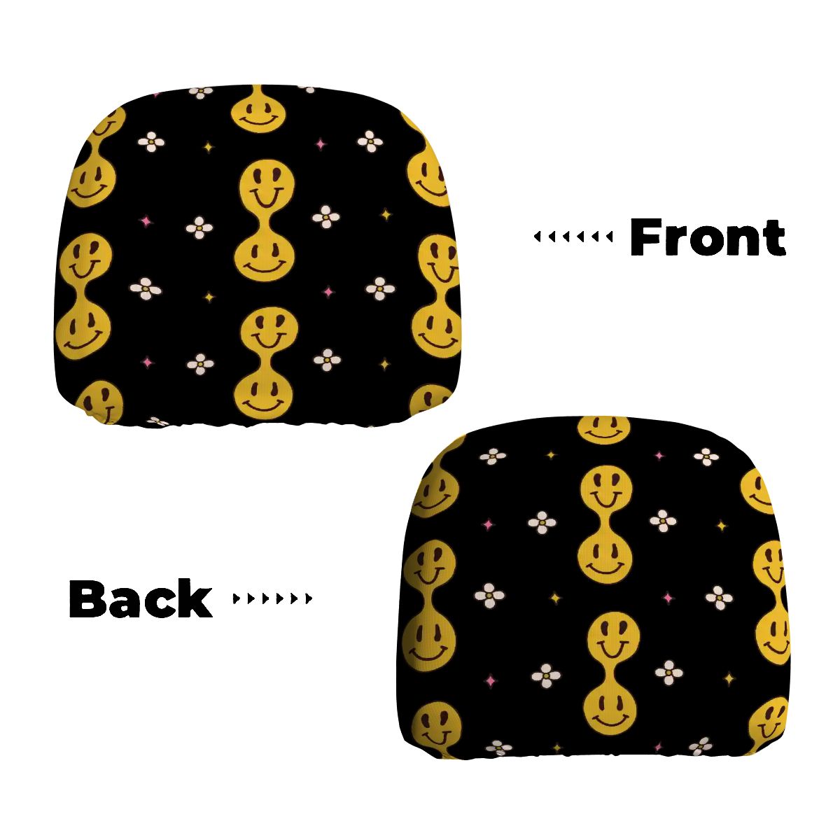 Car Headrest Cover 2pcs