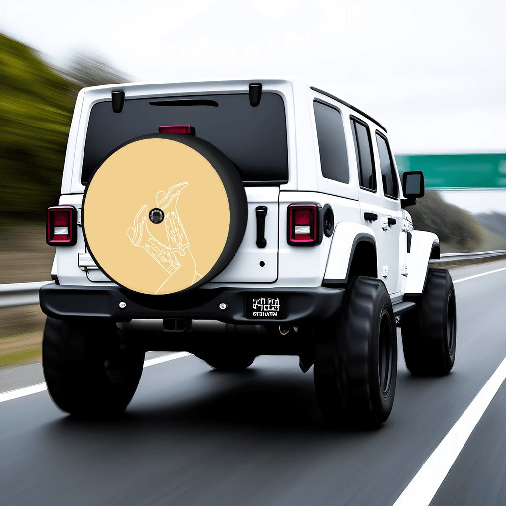 Spare Tire Cover with Camera Hole