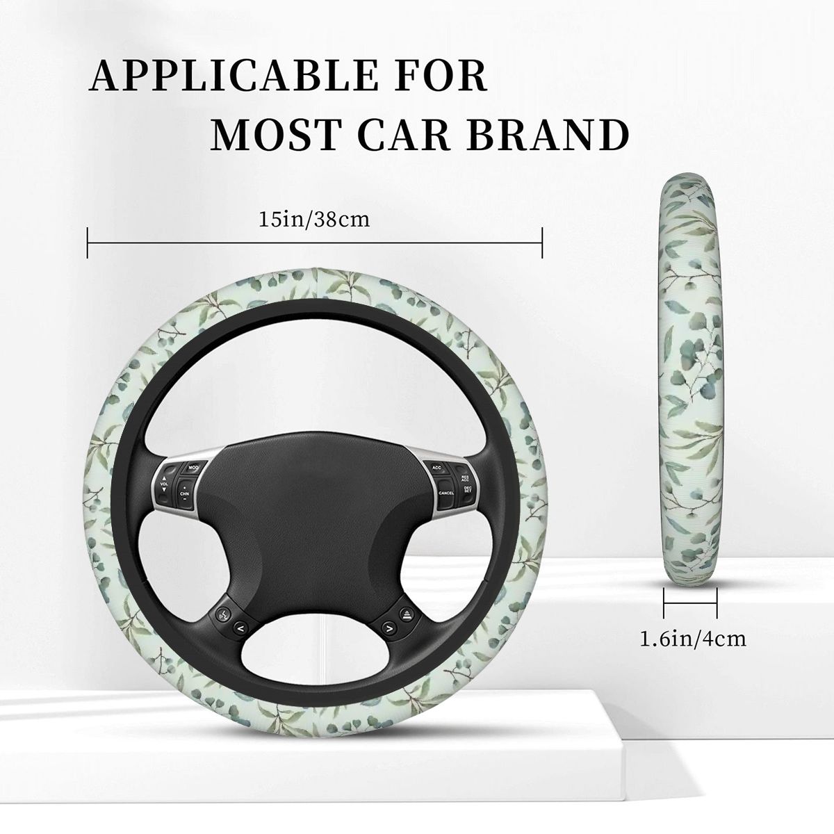 Thickened Elastic Car Steering Wheel Cover