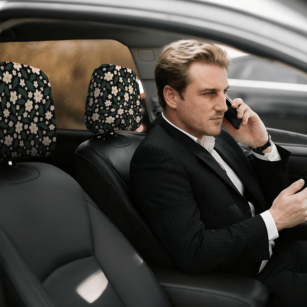 Car Headrest Cover 2pcs