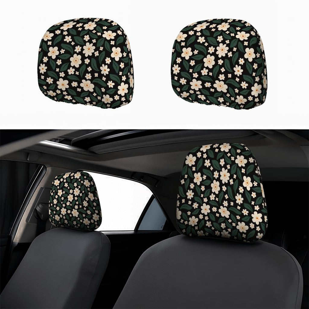 Car Headrest Cover 2pcs