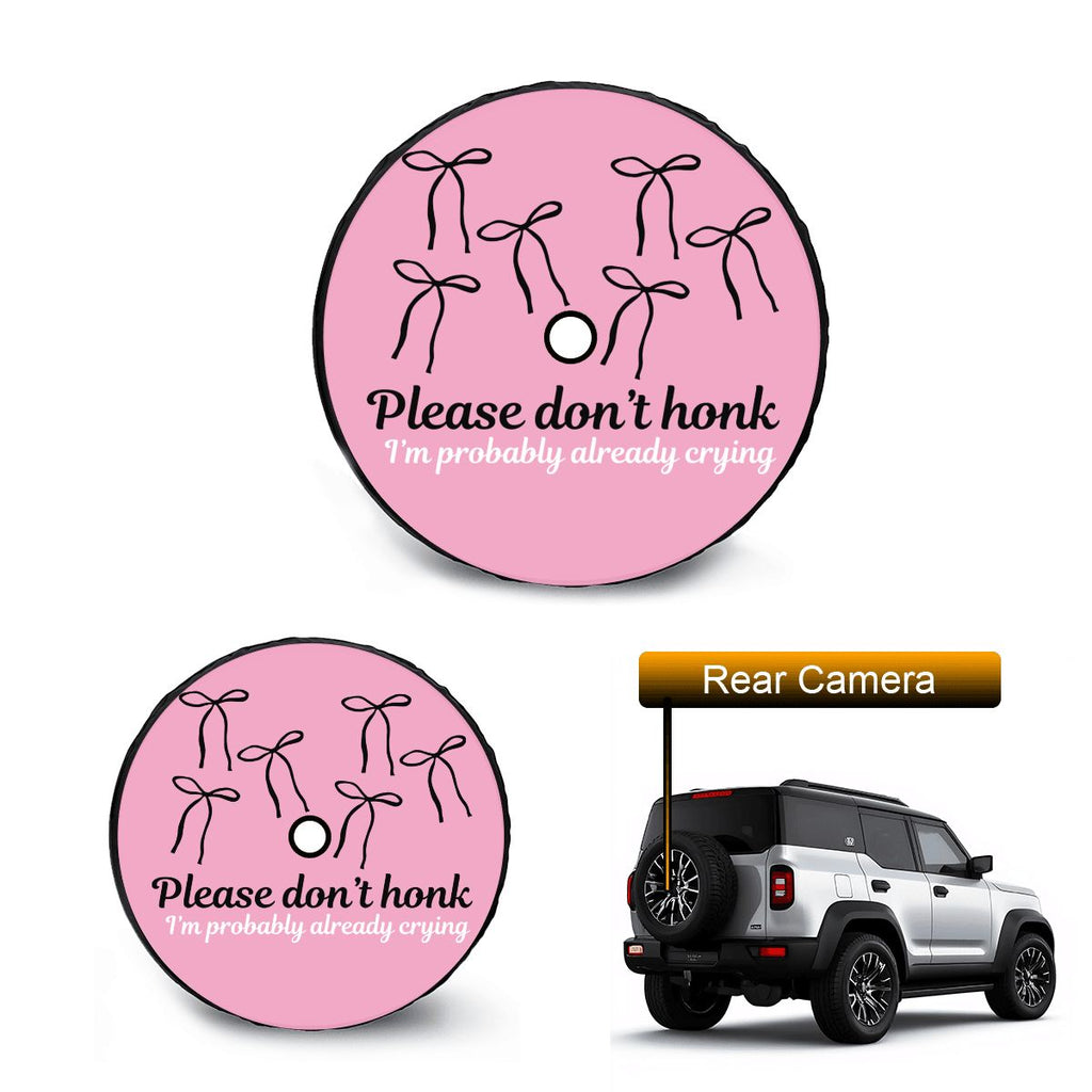 Spare Tire Cover with Camera Hole
