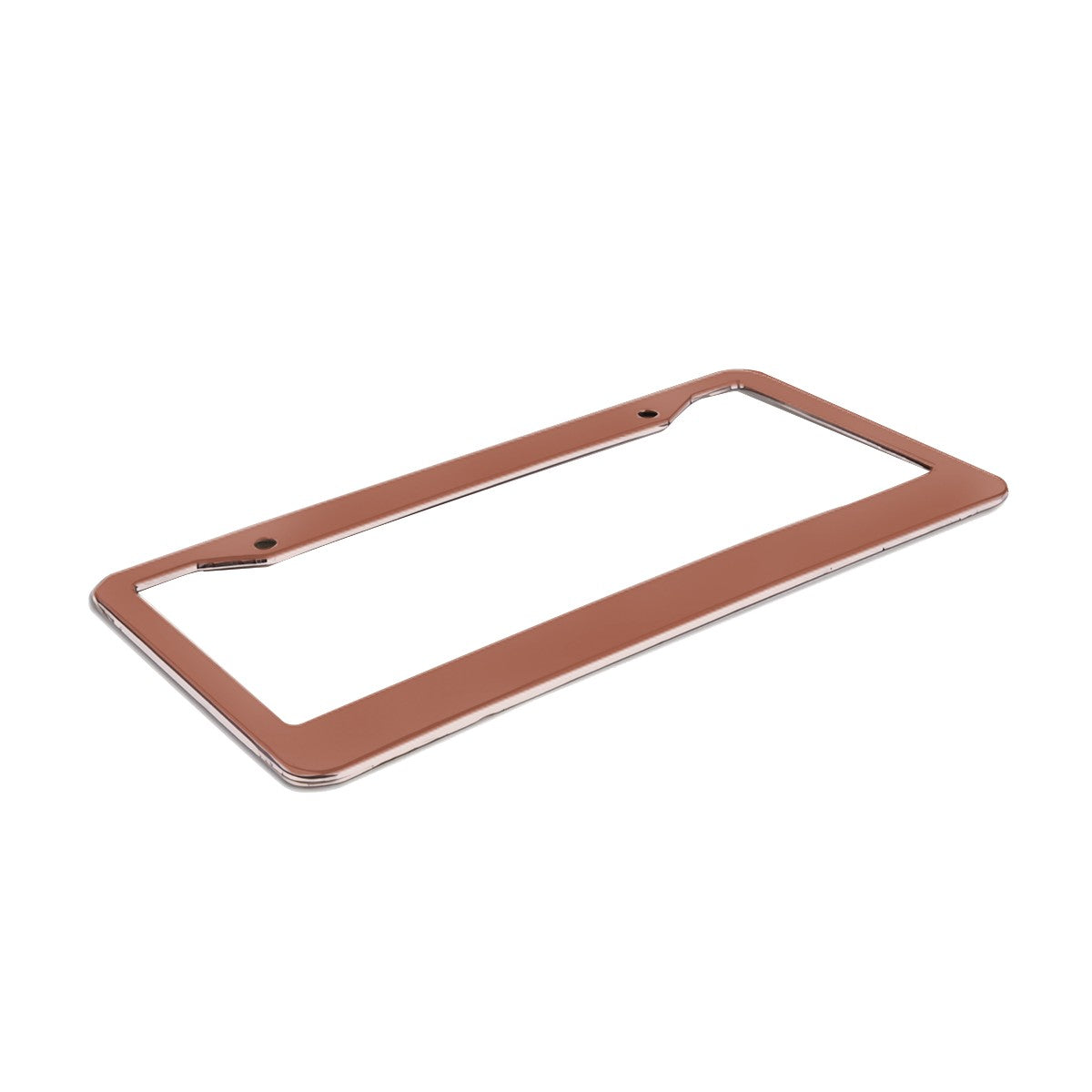 2-Hole Round License Plate Frames 2 pcs