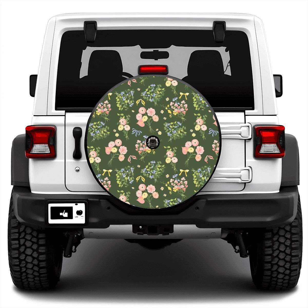 Spare Tire Cover with Camera Hole