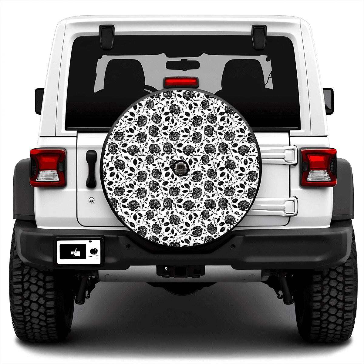 Spare Tire Cover with Camera Hole