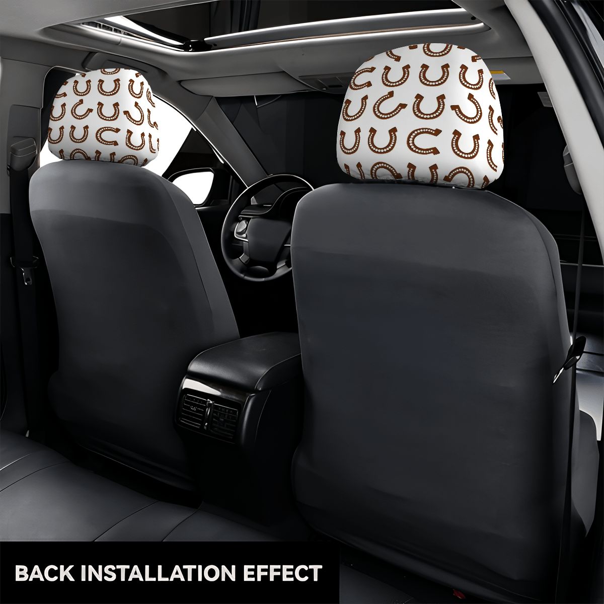 Car Headrest Cover 2pcs