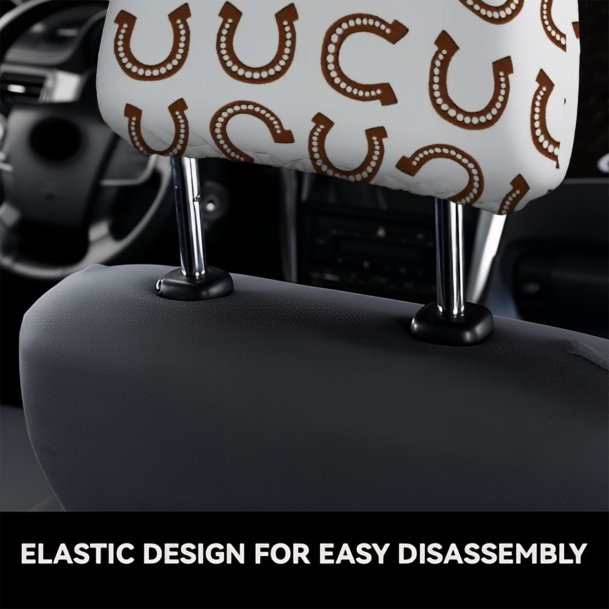 Car Headrest Cover 2pcs