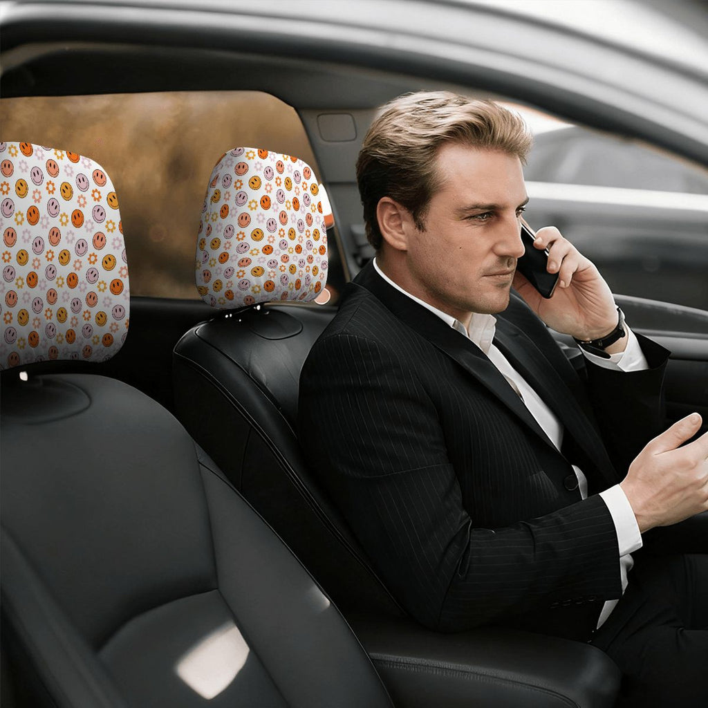 Car Headrest Cover 2pcs