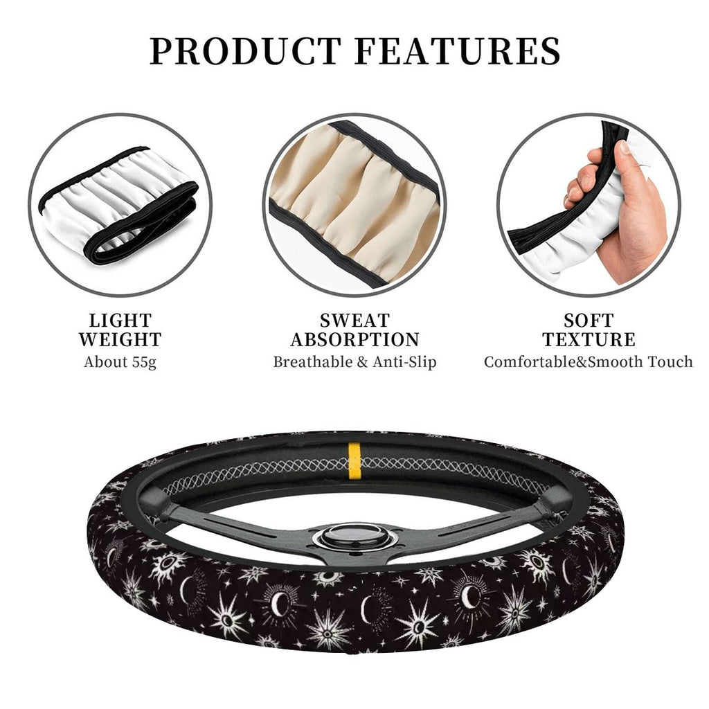 Thickened Elastic Car Steering Wheel Cover