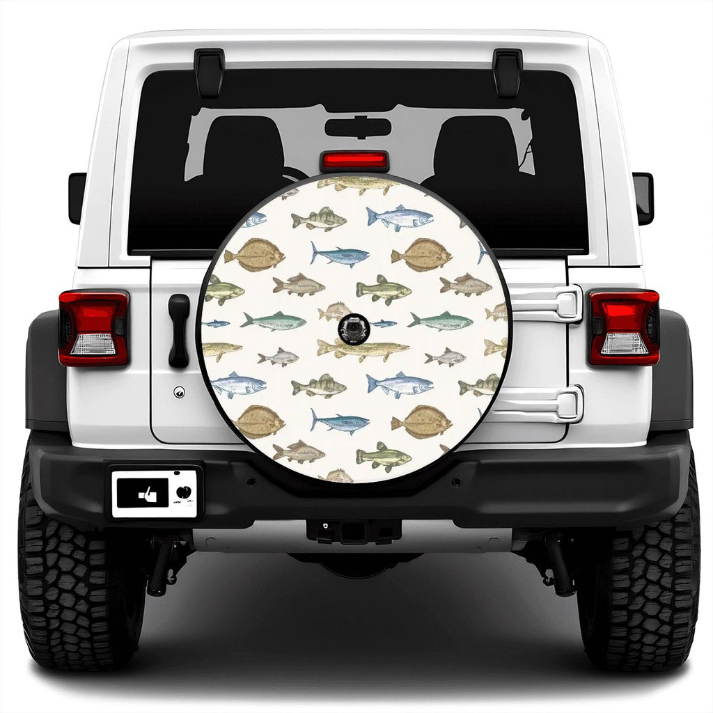 Spare Tire Cover with Camera Hole