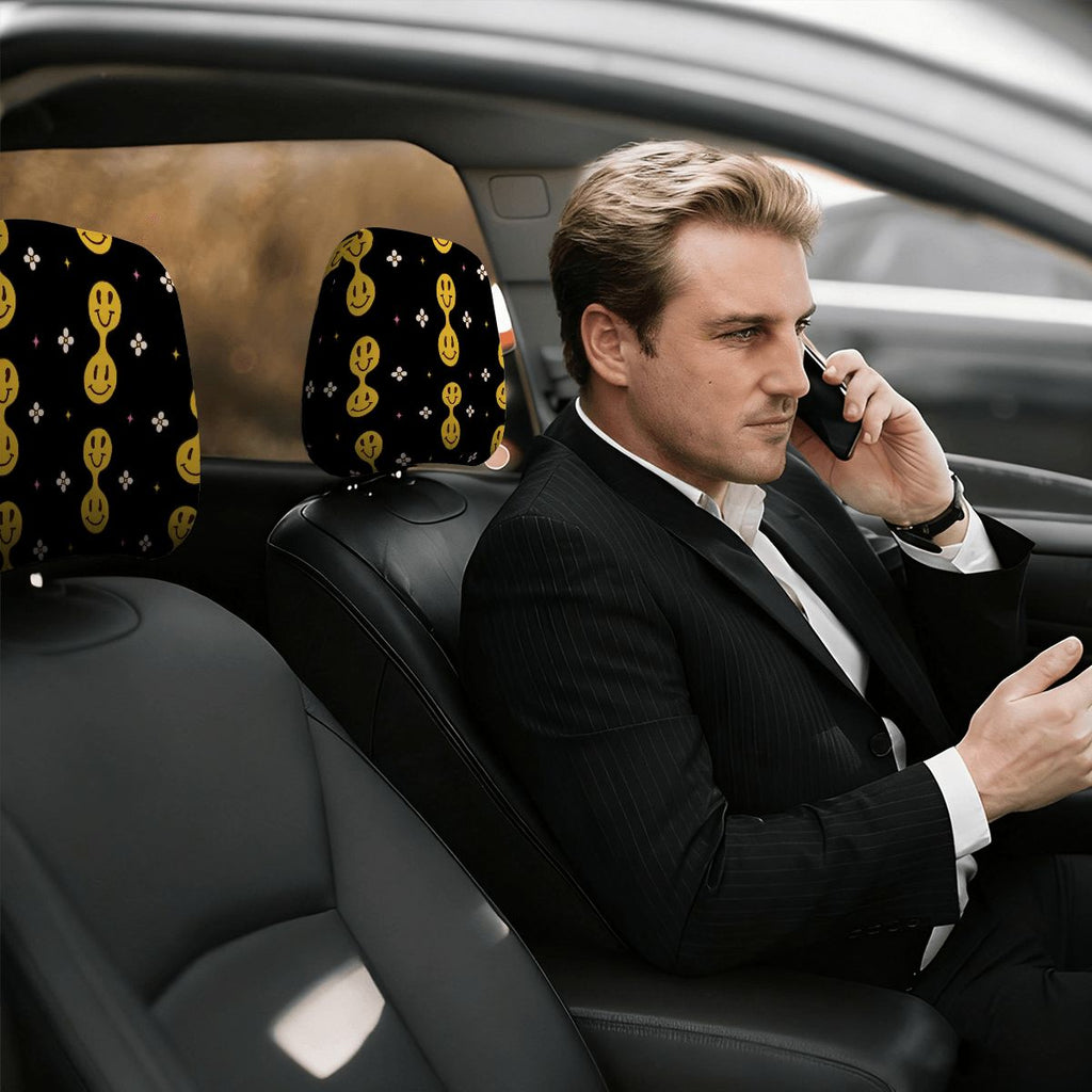 Car Headrest Cover 2pcs