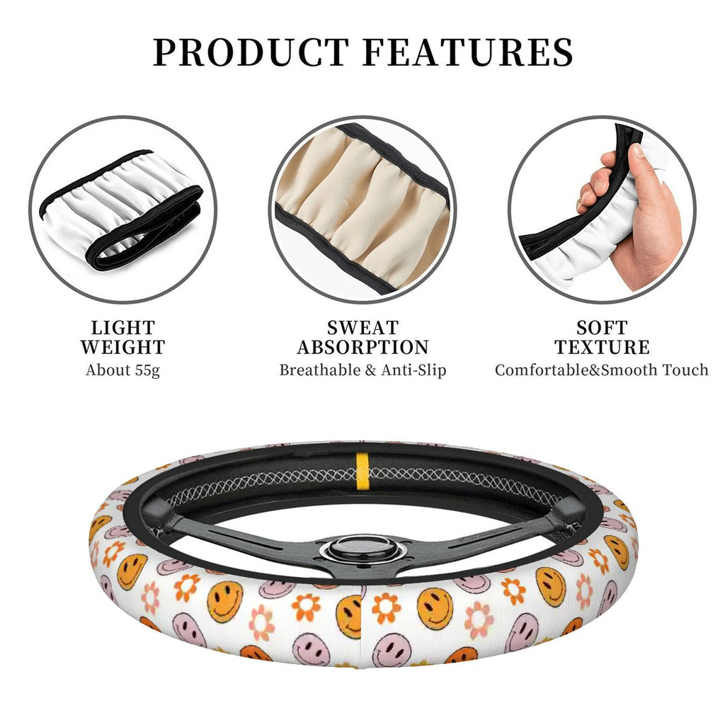 Thickened Elastic Car Steering Wheel Cover